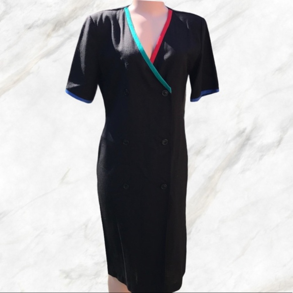 Blair Boutique Vintage ILGWU button dress Union Workers
